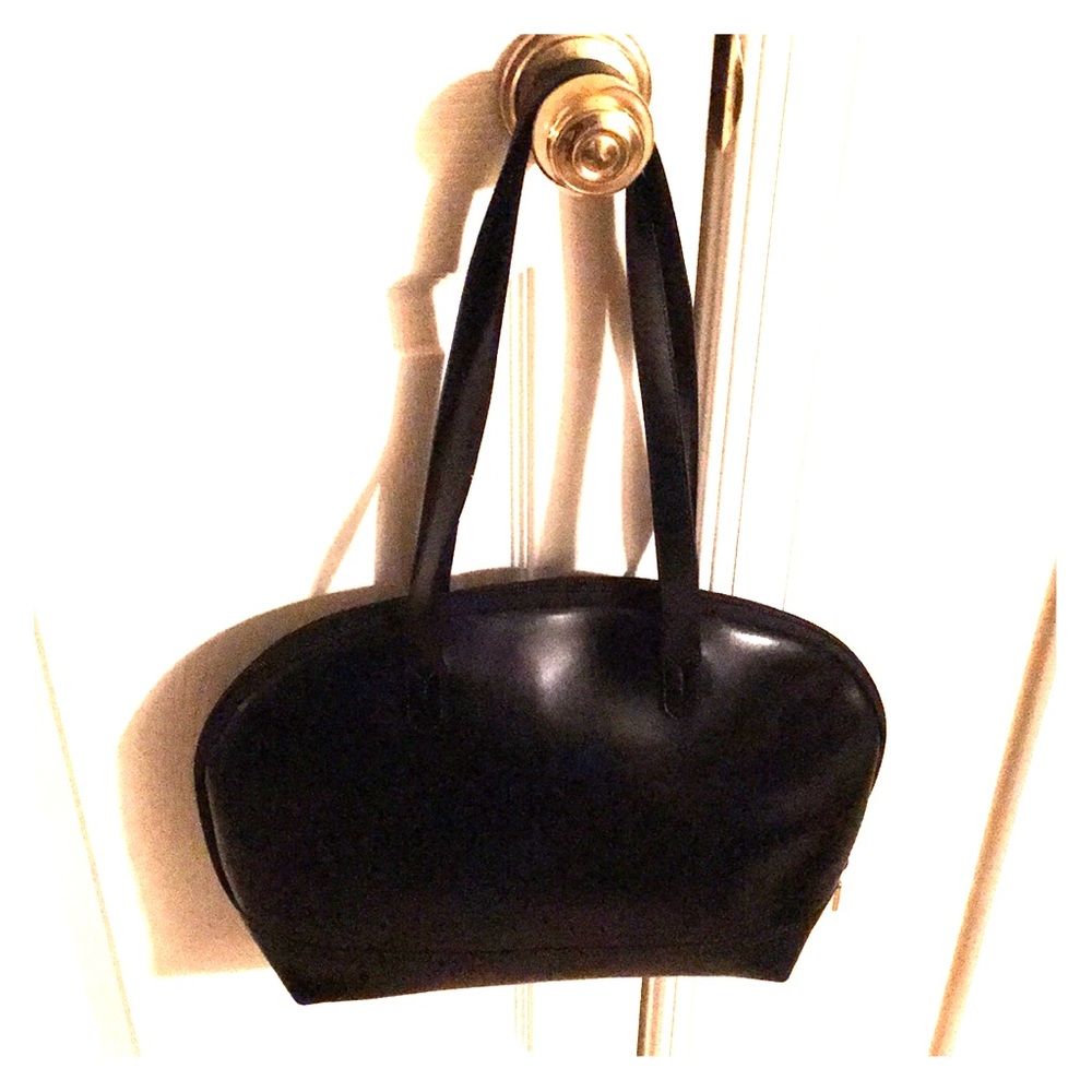 FURLA Black Leather Bag